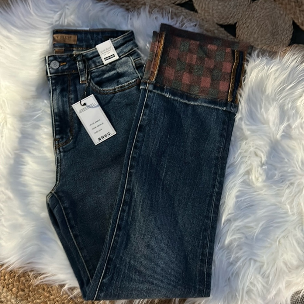 Judy Blue medium blue straight fit high waist jb88707 nwt